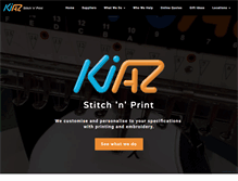 Tablet Screenshot of kiaz.co.nz